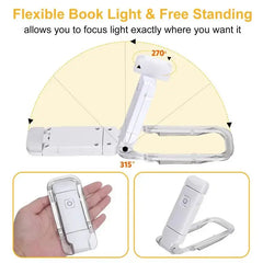 LED USB Rechargeable Book Light Reading Light Eye Protection Night Light Portable Clip Desk Light Bookmark Read Light Night Lamp My Store