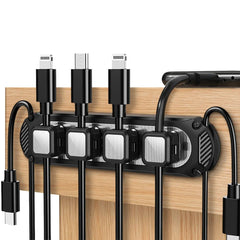 Cable Organizer Cable USB Management Magnetic Cable Clips Wire Clamps Power Cord Holder for Mouse Headphone Keyboard Headset My Store