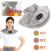 Electric Heating Shoulder Neck Pad Cervical Wrap Three Gear Thermal Compress Massager Vibration Shawl Warm Back Tool Relax Brace My Store