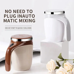 Automatic Stirring Cup Mug Rechargeable Portable Coffee Electric Stirring Stainless Steel Rotating Magnetic Home Drinking Tools My Store