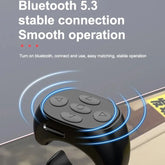 Smart Fingertip Ring Remote Control Mouse Wireless Bluetooth Mobile Selfie Mice Selfie Video Automatic Page Turner Browsing Vital Gadget