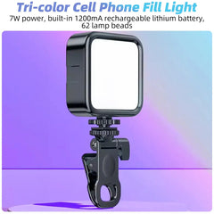 Portable LED Selfie Light for iPhone Samsung iPad Mobile Phone Laptop Clip Ring Flash Fill Light Photo Video Photography Lamp My Store
