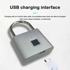 CDOK P2 fingerprint padlock, built-in rechargeable battery, outdoor waterproof, easy to use My Store