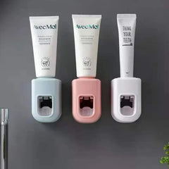 Creative Wall Mount Automatic Toothpaste Dispenser Bathroom Accessories Waterproof Lazy Toothpaste Squeezer Toothbrush Holder My Store