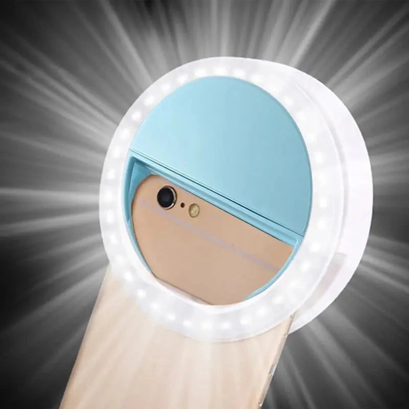 LED Flash Phone Lens Light Adjustable Selfie Ring Light For Cell Smartphones for Tiktok Video Live Fill Lamp Women Make up Light My Store