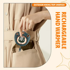 A23E-Portable Hand Warmer 2400Mah USB Charge Power Bank Rechargeable Mini Hand Warmer For Winter Outdoor Hiking My Store
