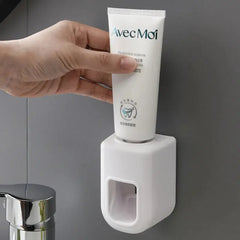 Creative Wall Mount Automatic Toothpaste Dispenser Bathroom Accessories Waterproof Lazy Toothpaste Squeezer Toothbrush Holder My Store