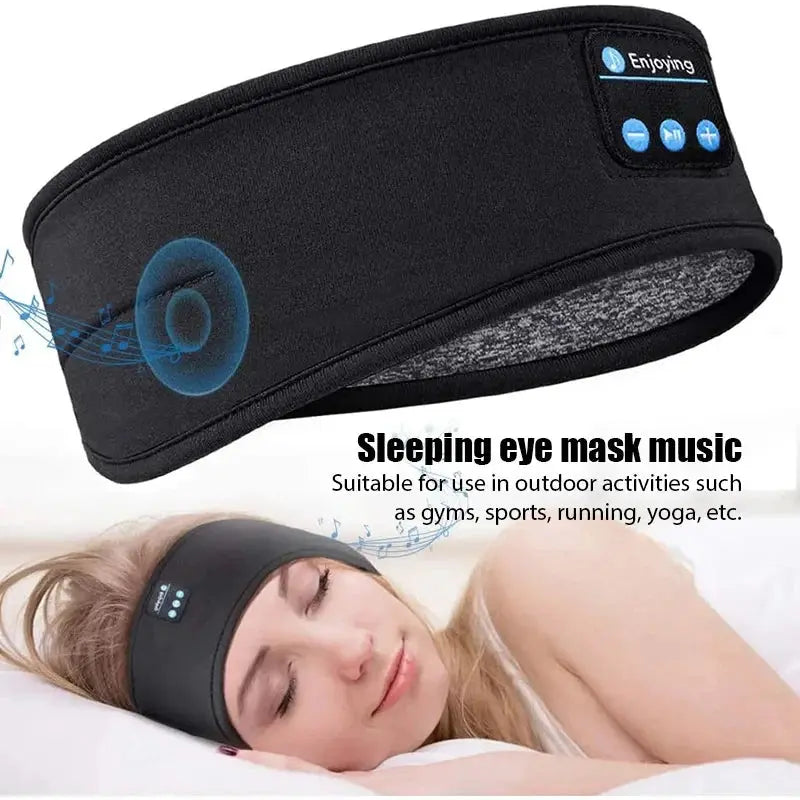 Wireless Bluetooth Earphone Sleeping Band Music Headphones Soft Elastic Comfortable Eye Mask Sleep Headset for Side Sleeper My Store