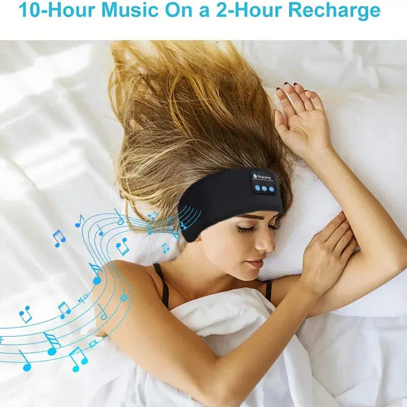 Wireless Bluetooth Earphone Sleeping Band Music Headphones Soft Elastic Comfortable Eye Mask Sleep Headset for Side Sleeper My Store