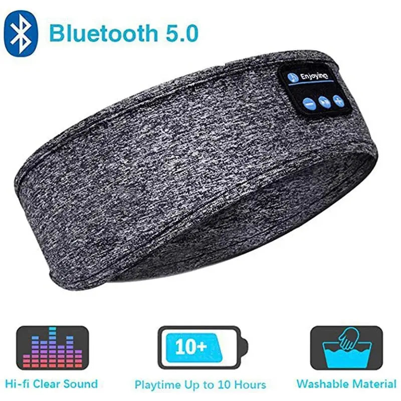 Wireless Bluetooth Earphone Sleeping Band Music Headphones Soft Elastic Comfortable Eye Mask Sleep Headset for Side Sleeper My Store