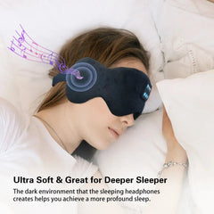 Sleeping Mask With Bluetooth 5.3 Headphones For Sleeping Sleep Shade For Women Men Fone De Ouvido Bluetooth Wireless Eye Mak My Store