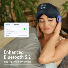 Sleeping Mask With Bluetooth 5.3 Headphones For Sleeping Sleep Shade For Women Men Fone De Ouvido Bluetooth Wireless Eye Mak My Store