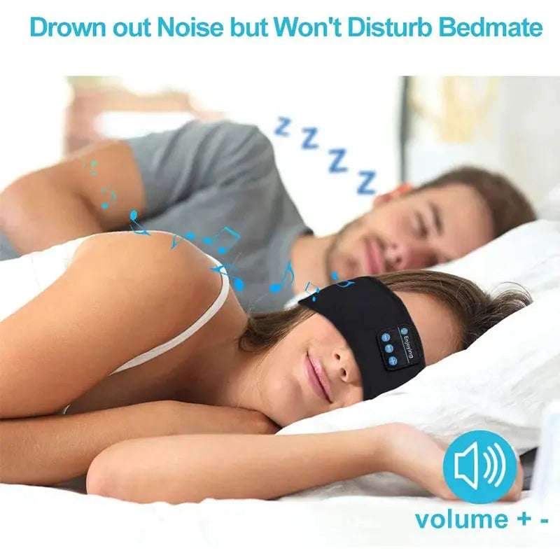 Wireless Bluetooth Earphone Sleeping Band Music Headphones Soft Elastic Comfortable Eye Mask Sleep Headset for Side Sleeper My Store