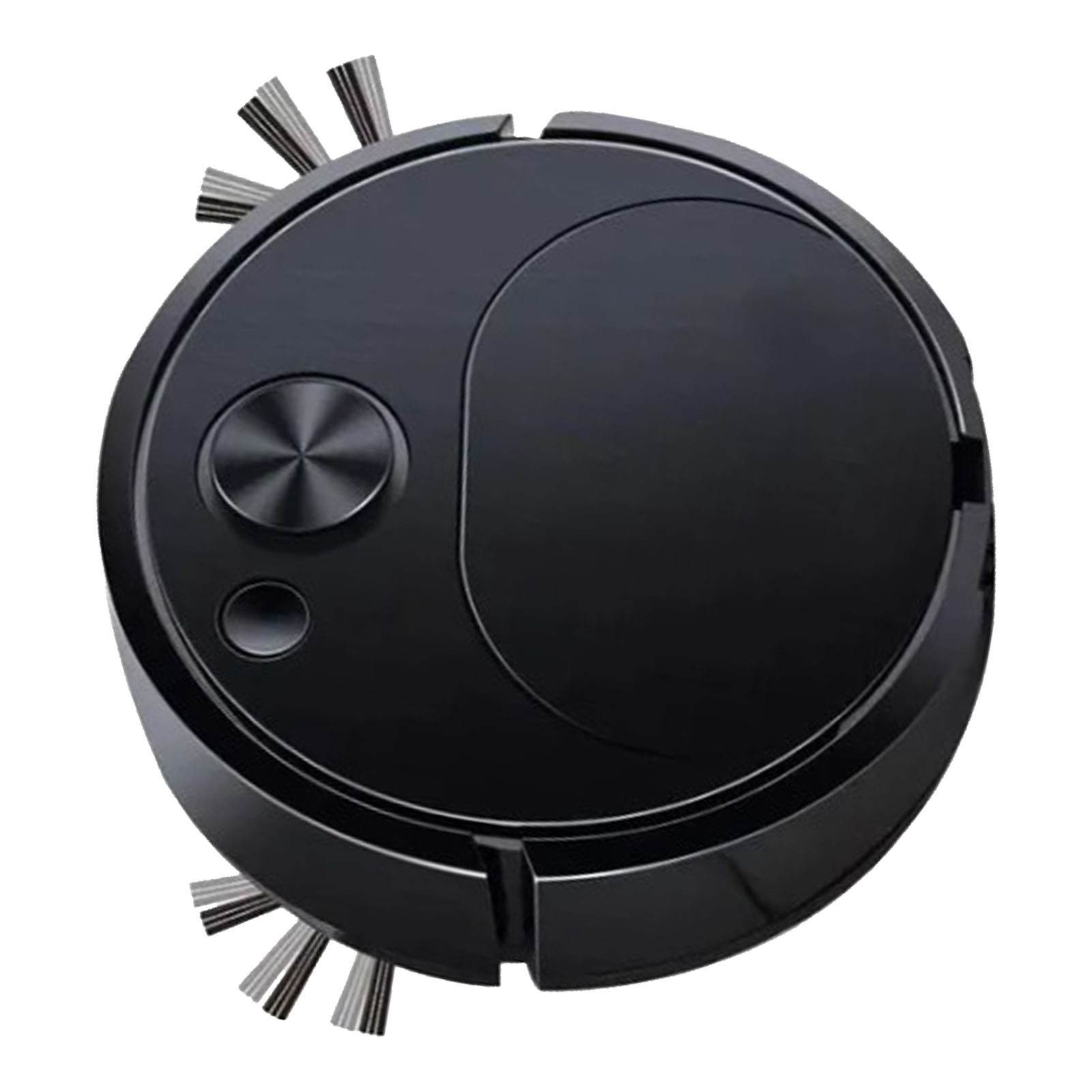 49eb6aa6-b2d5-4e92-8701-df1ee9c6db20.jpg Automatic Vacuum Cleaner Low Noise Rechargeable 3 In 1 Intelligent Sweeping Robot For Hair Dust Stain Black - Image 3